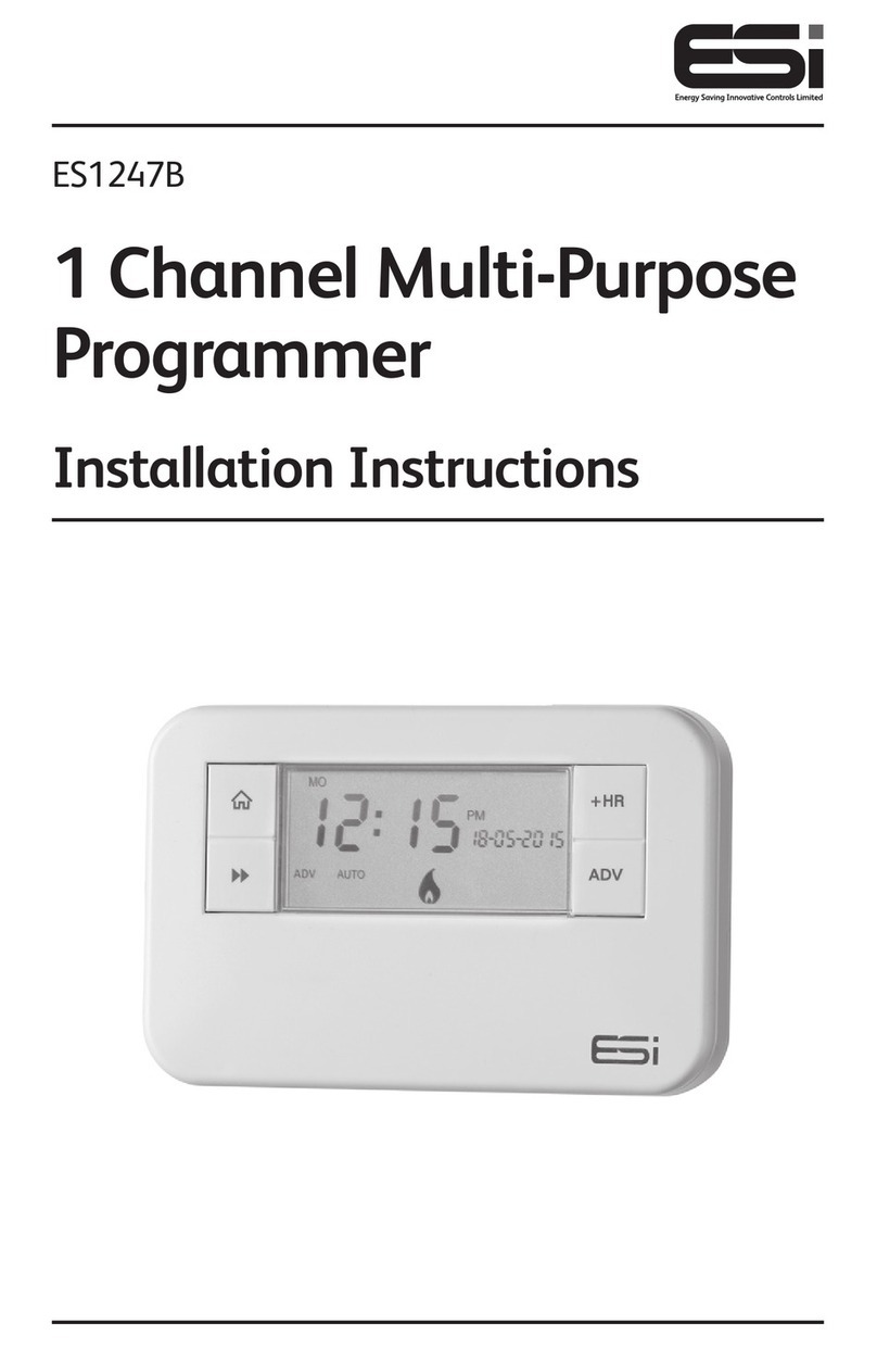 ESI ES1247B installation instructions