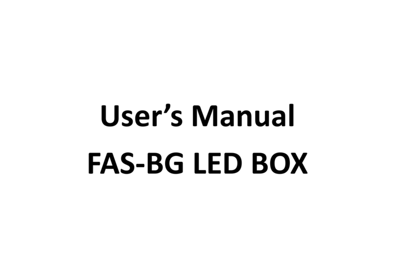 Nippon FAS-BG LED BOX user manual