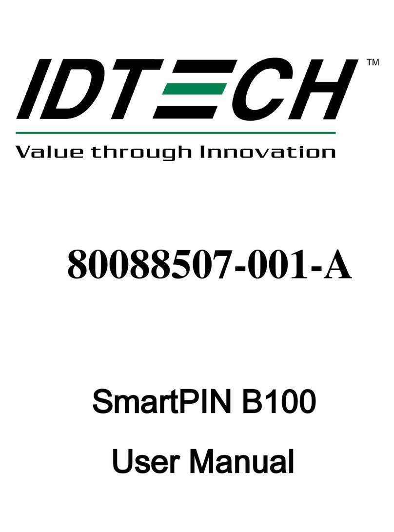 IDTECH SmartPIN B100 user manual