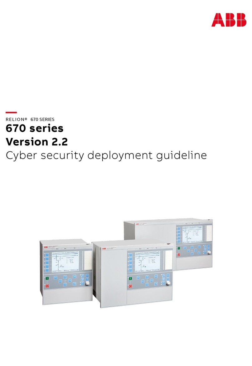 ABB Relion 670 series manual