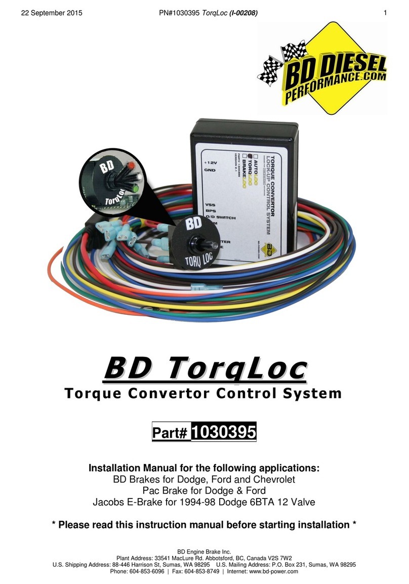 BD Diesel Performance 1030395 installation manual