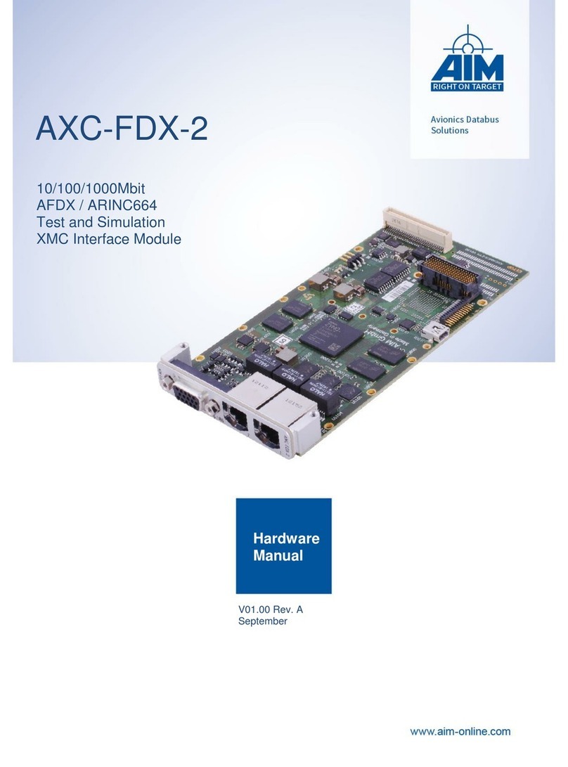 Aim AXC-FDX-2 Hardware manual