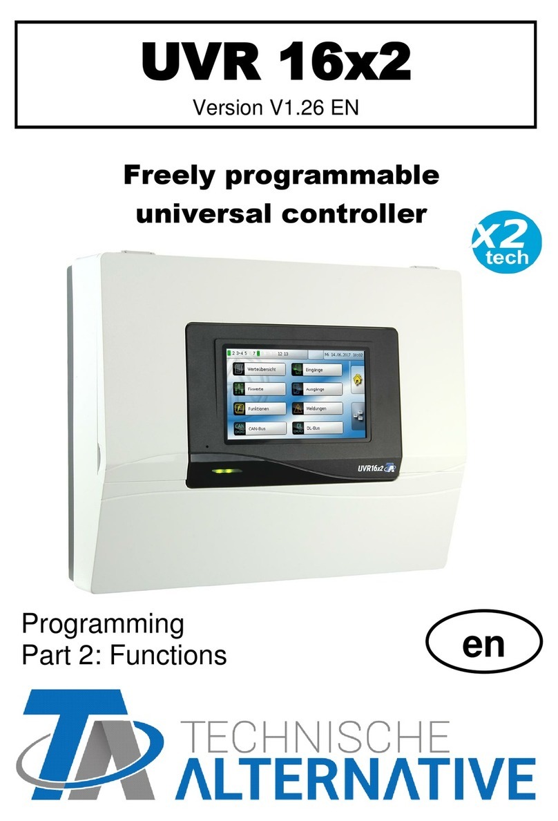 Technische Alternative UVR16x2 User manual