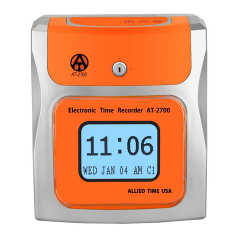 Allied Time USA AT-2700 user manual