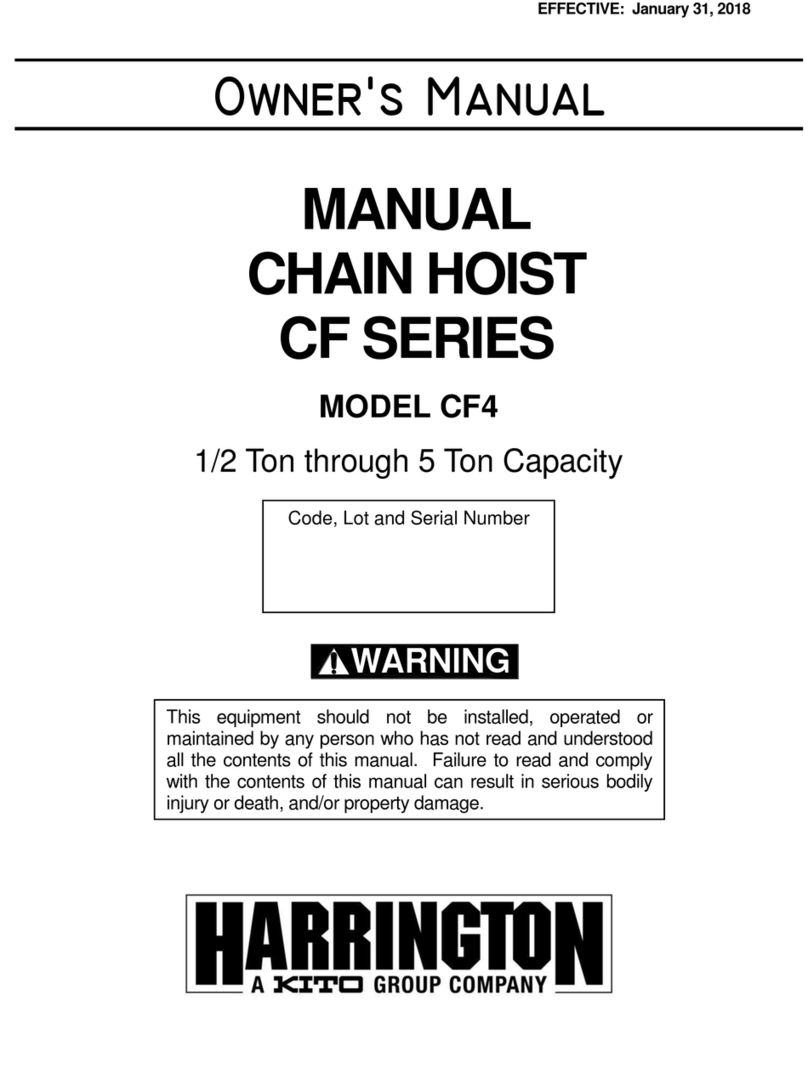 Harrington CF005 owner's manual