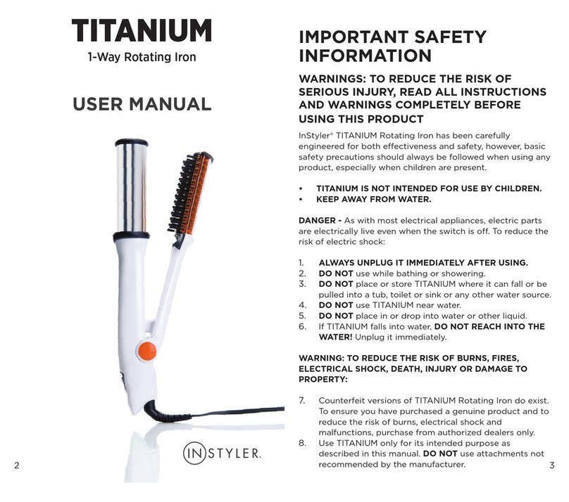 InStyler titanium user manual