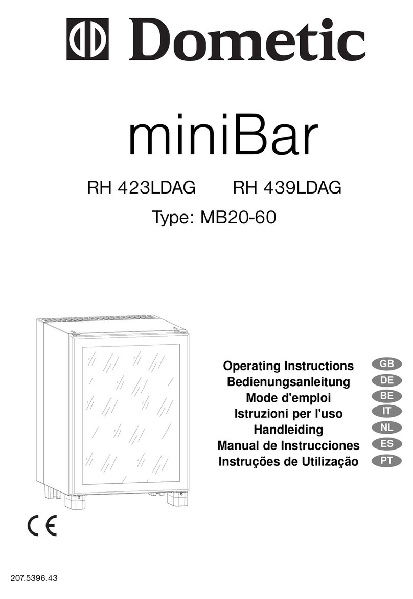 Dometic RH 423LDAG User manual