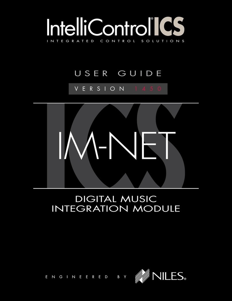 IntelliControl ICS IM-NET User manual