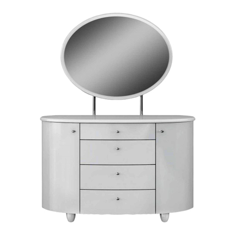 Birlea AZTEC 4 DRAWER DRESSER & MIRROR SET User manual Birlea AZTEC 4 DRAWER DRESSER & MIRROR SET User manual