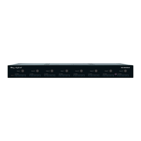 Key Digital KD-MAX8x8 User manual