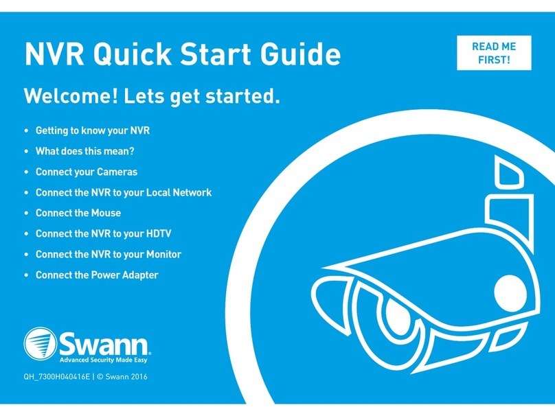 Swann NVRx-7300 series quick start guide