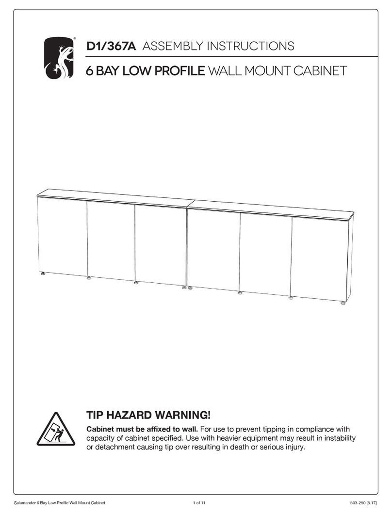 Salamander D1/367A User manual Salamander D1/367A User manual