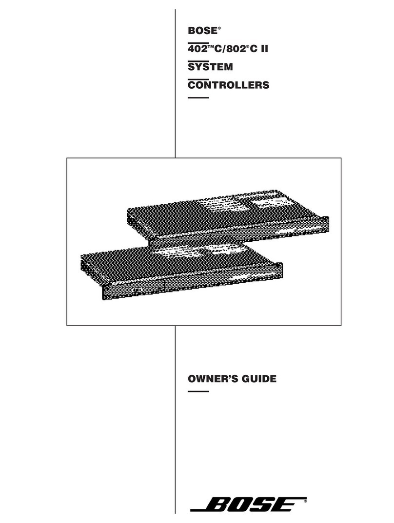 Bose 402 C User manual Bose 402 C User manual