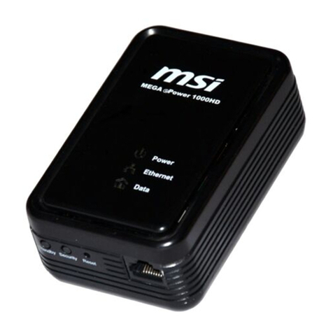 MSI MEGA ePower 1000HD user manual