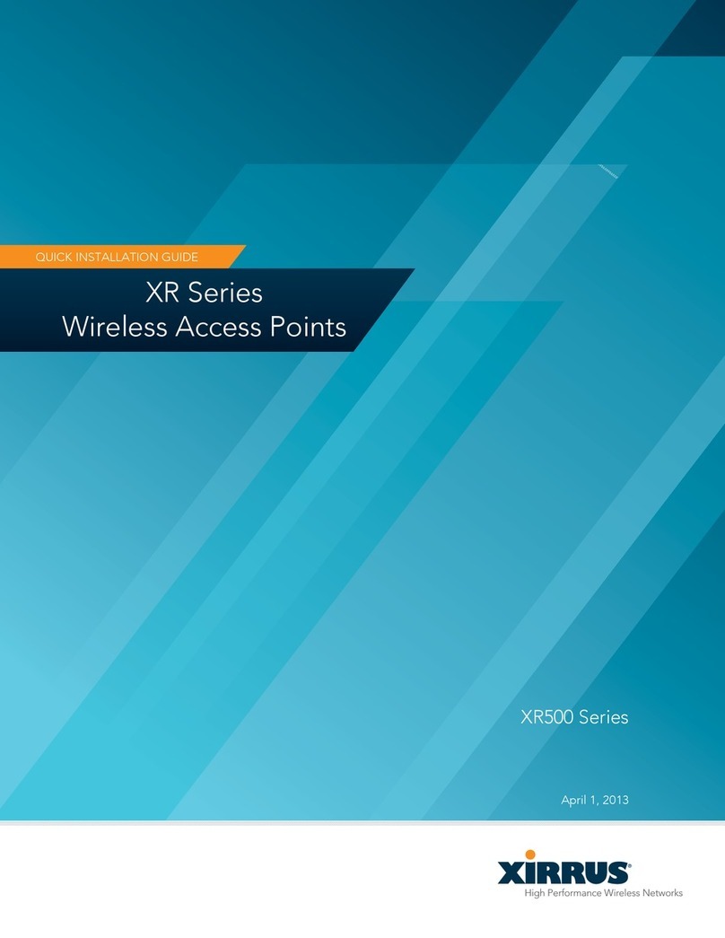 Xirrus XR-520 User manual