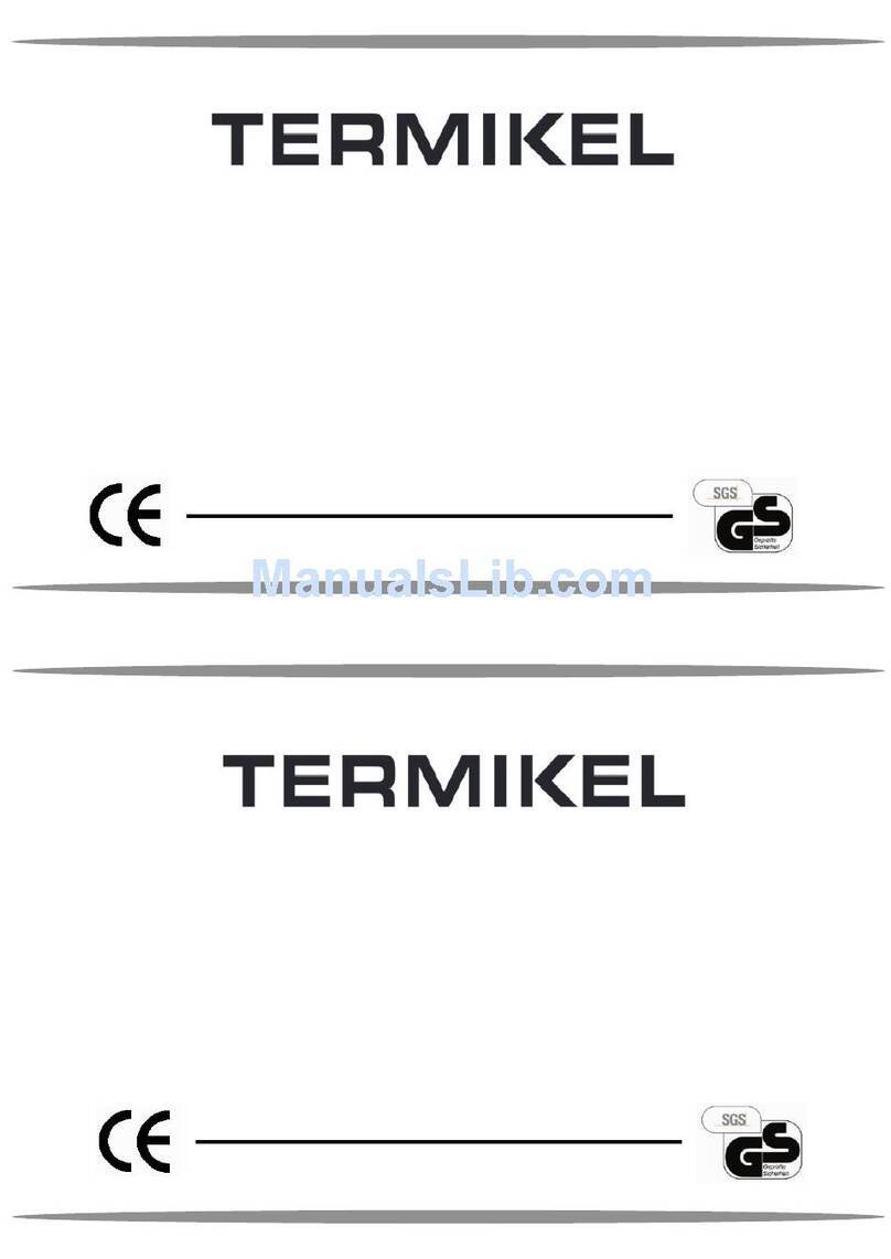 Termikel 13576 user manual
