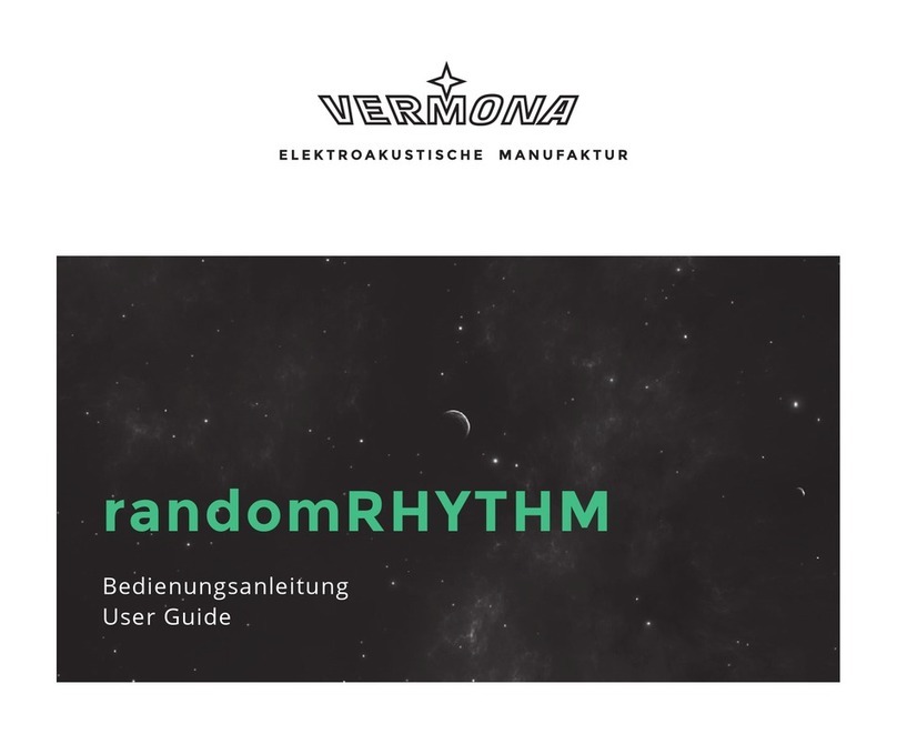 Vermona randomRHYTHM user guide