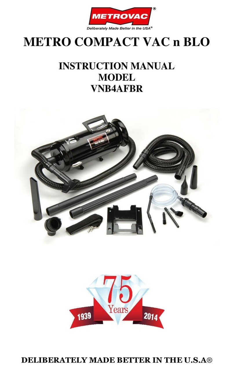 METROVAC VNB4AFBR instruction manual METROVAC VNB4AFBR instruction manual