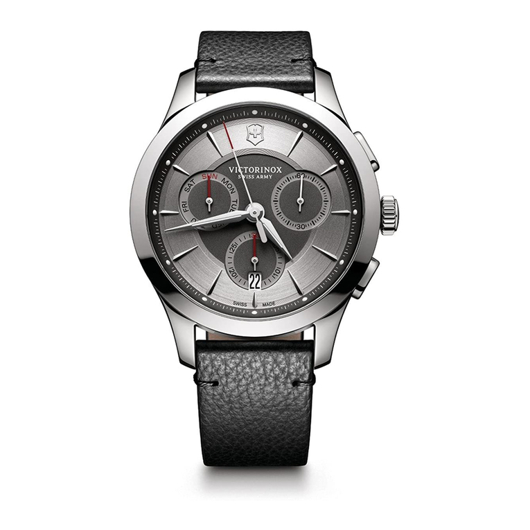 Victorinox ALLIANCE CHRONOGRAPH quick guide