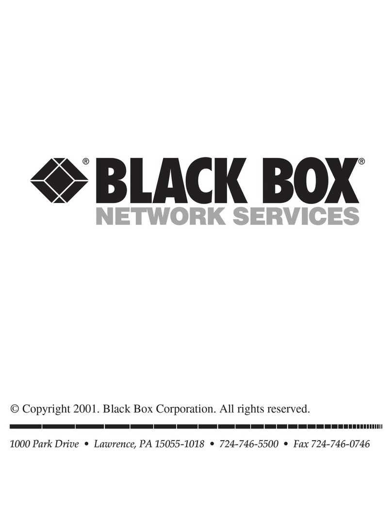 Black Box LE073A-R2 User manual