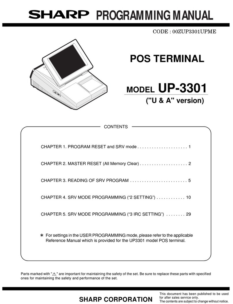 Sharp UP-3301 Owner's manual Sharp UP-3301 Owner's manual