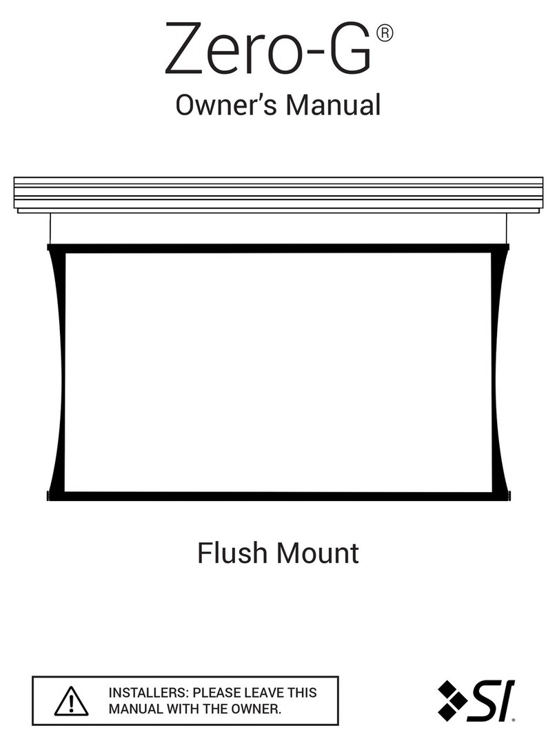 Screen Innovations Zero-G owner's manual Screen Innovations Zero-G owner's manual