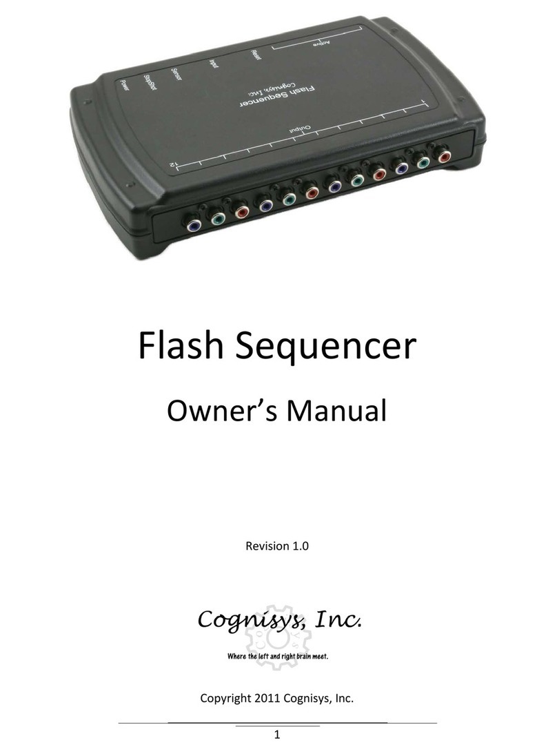 Cognisys Flash Sequencer User manual