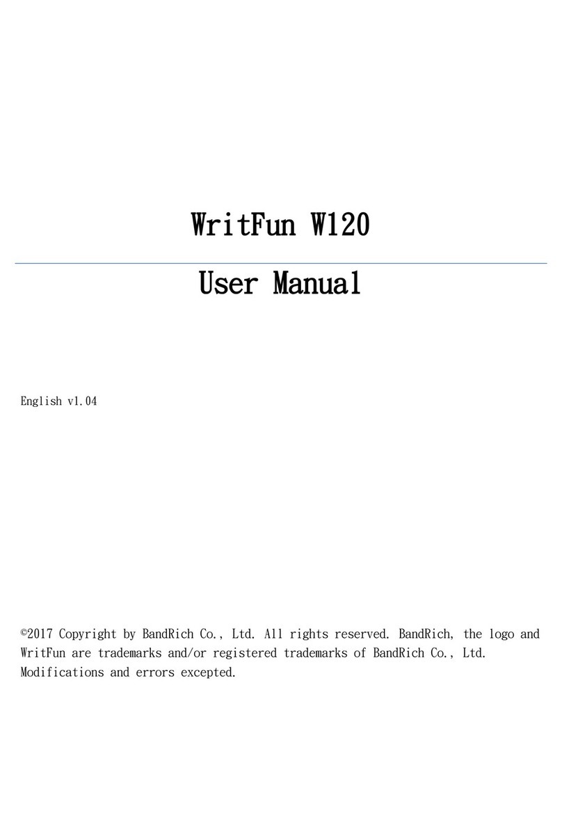 WritFun W120 user manual