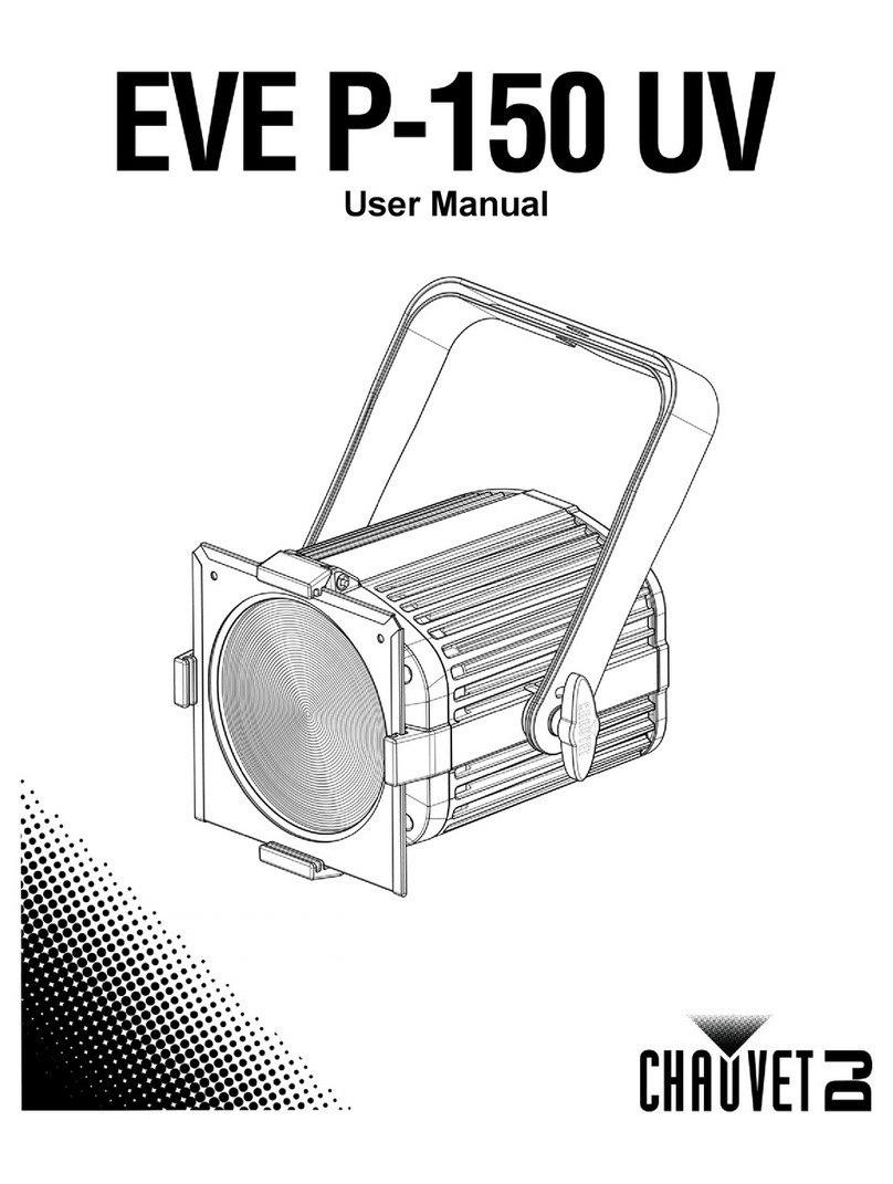 Chauvet EVE P-150 UV user manual