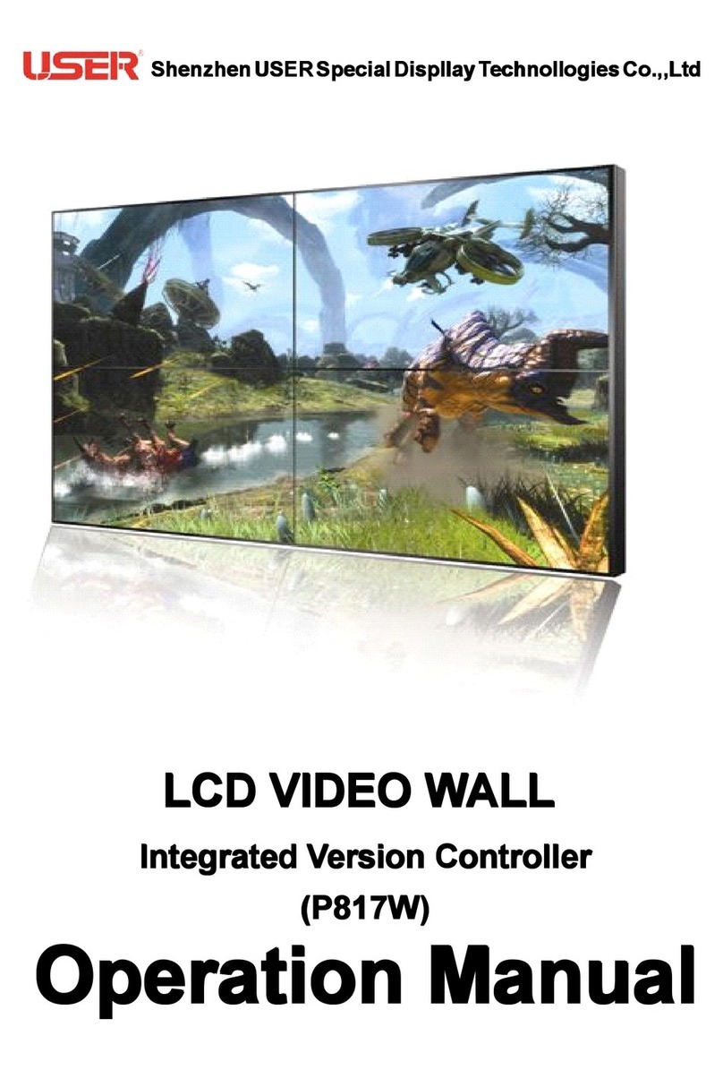 Shenzhen USER Special DispllayTechnollogies Co. P817W Operation manual Shenzhen USER Special DispllayTechnollogies Co. P817W Operation manual