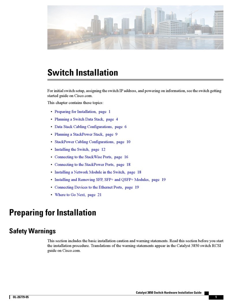 Cisco Catalyst 3850 Manual