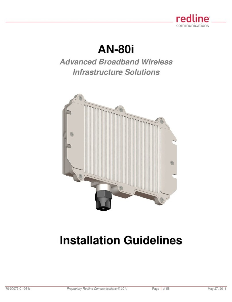 Redline Communications RedCONNEX AN-80i Installation guidelines