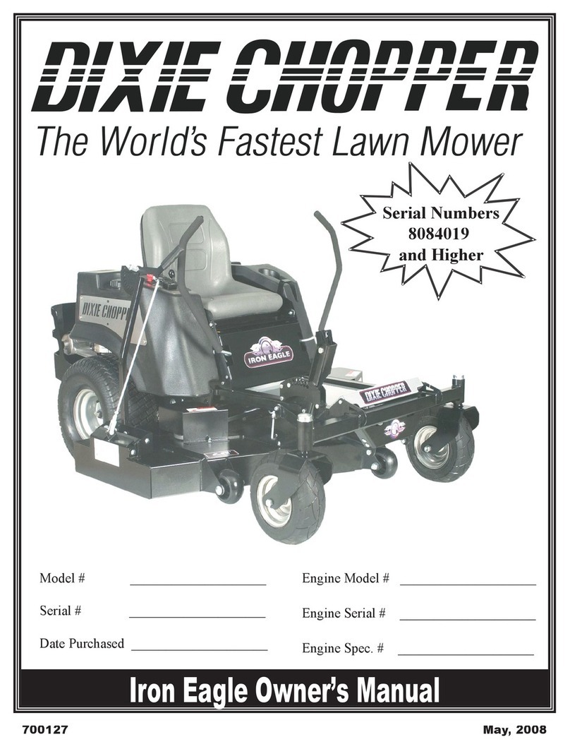 Dixie Chopper Iron Eagle 2350 User manual Dixie Chopper Iron Eagle 2350 User manual