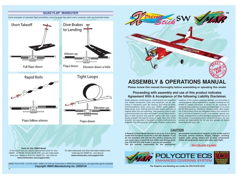 Vmar Xtreme Stick SW Assembly and operation manual