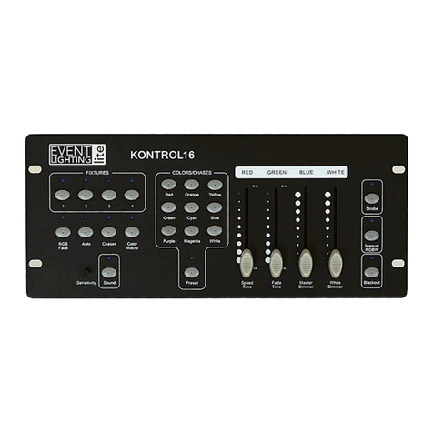 Event Lighting KONTROL16 user manual Event Lighting KONTROL16 user manual