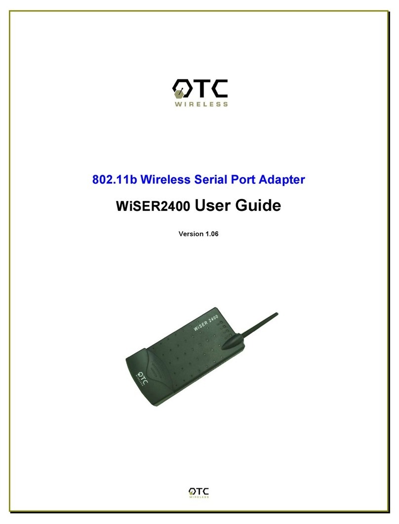 OTC Wireless WiSER2400 user guide