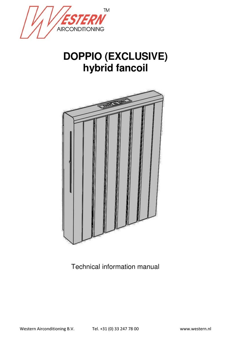 Western Airconditioning Doppio 4 Technical information manual Western Airconditioning Doppio 4 Technical information manual