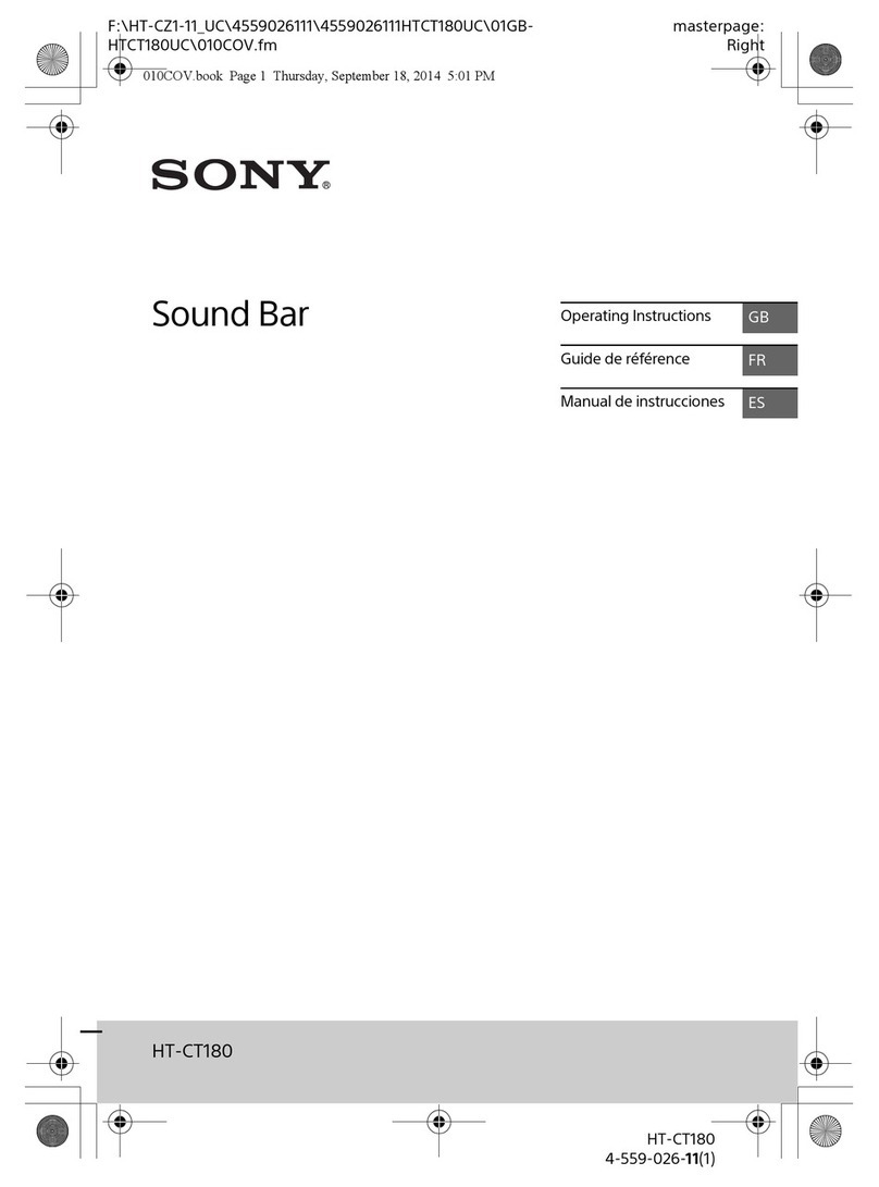 Sony HT-CT180 operating instructions