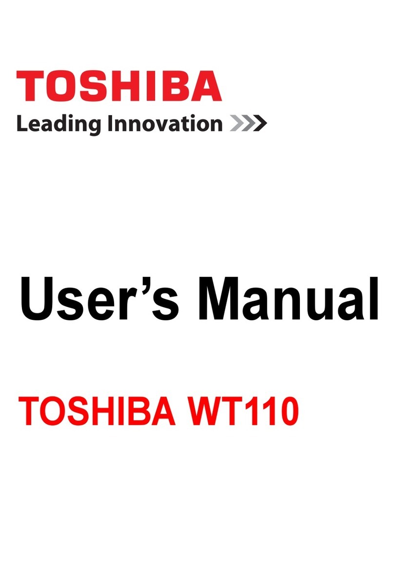 Toshiba WT110 User manual