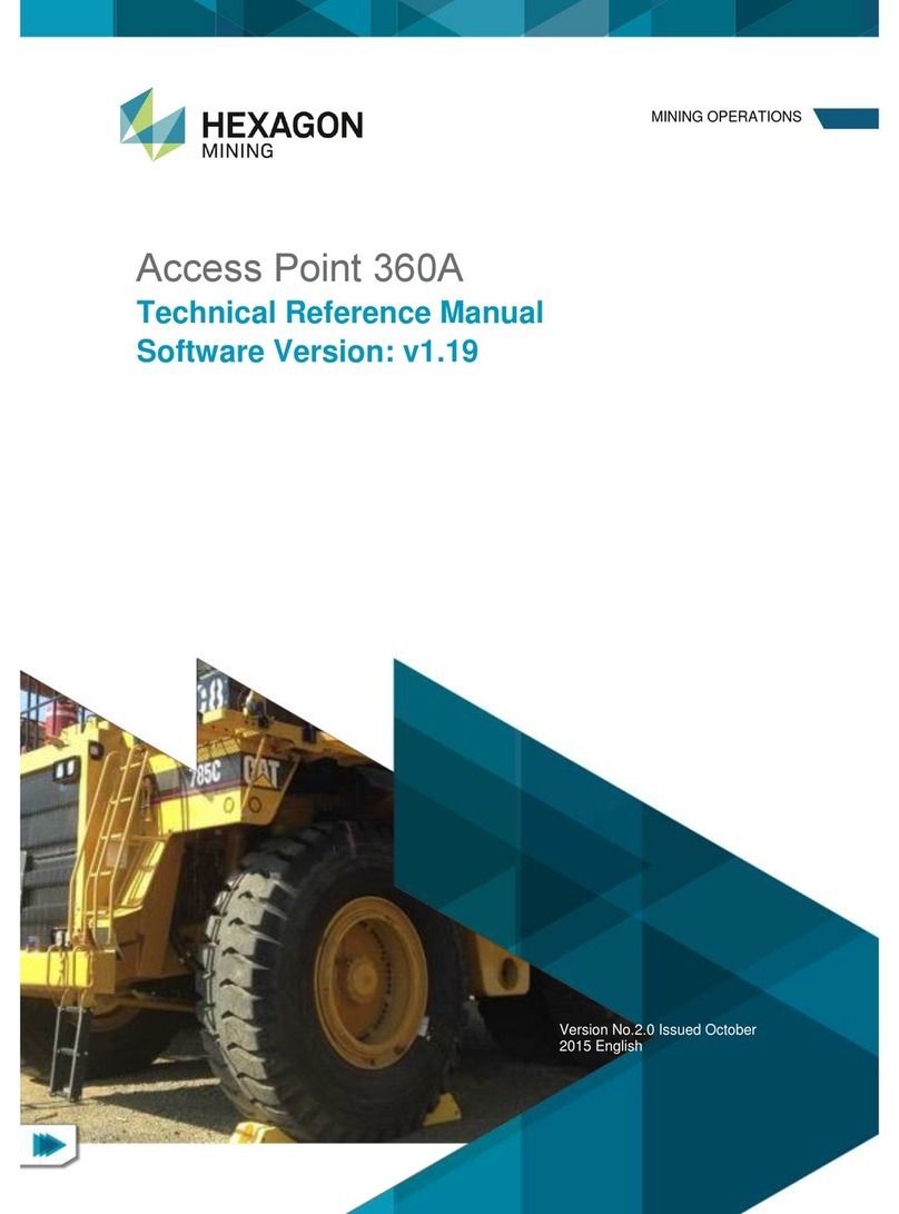Hexagon Mining 360A Technical reference manual