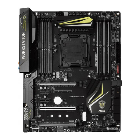 MSI X99A WORKSTATION user guide