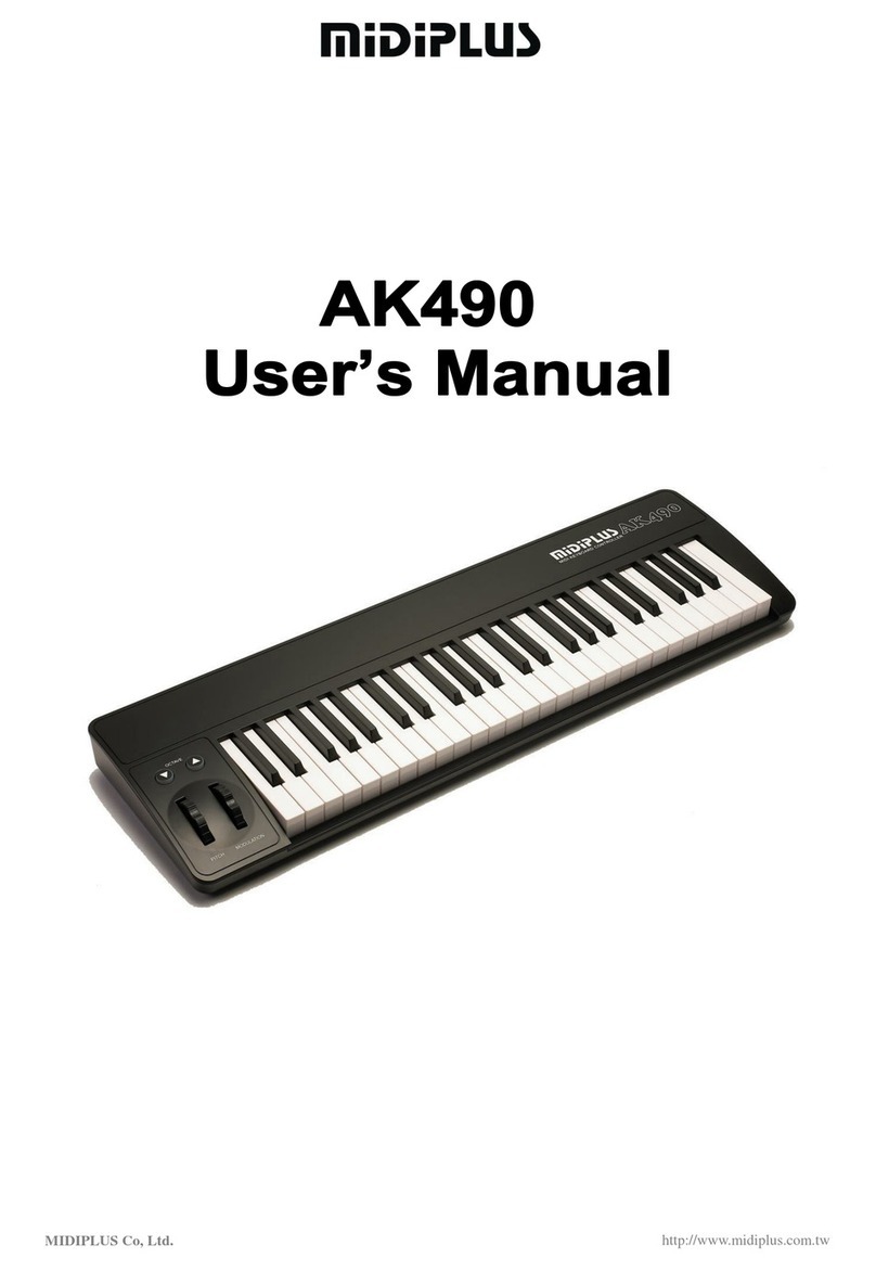 midiplus AK490 user manual