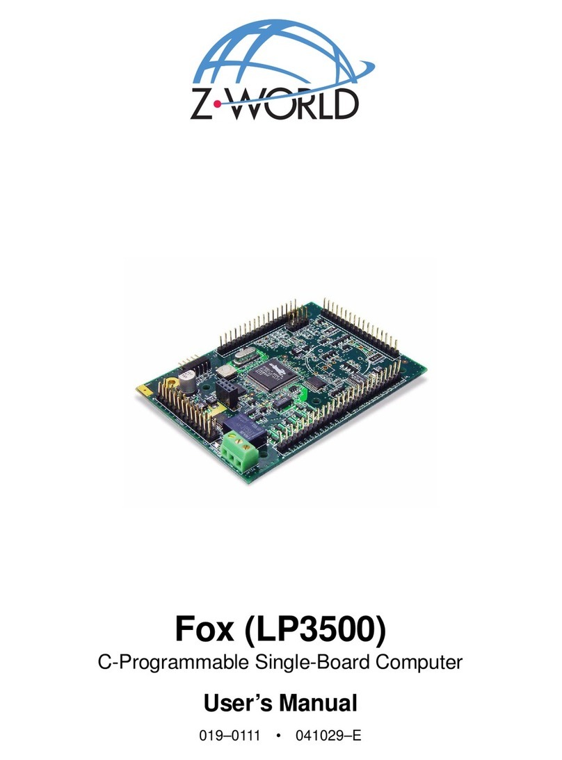 Z-World Fox LP3500 user manual