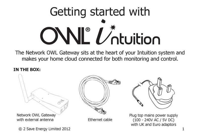 OWL Intuition TSE220-120 Getting started