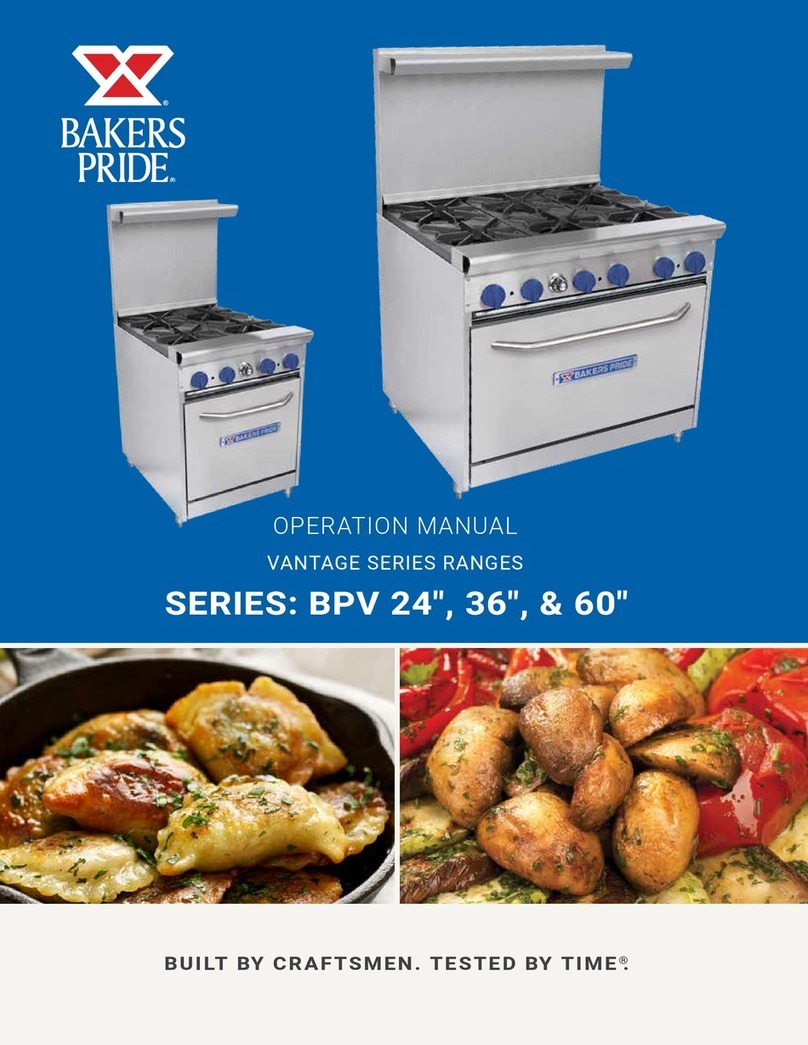 Bakers Pride 24BPV4B20N Operation manual