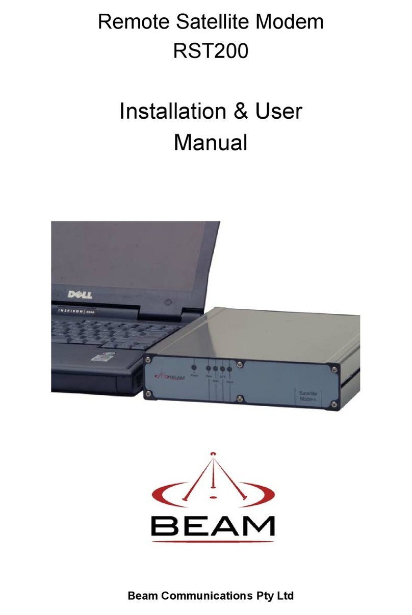 Beam RST200 Installation & user manual