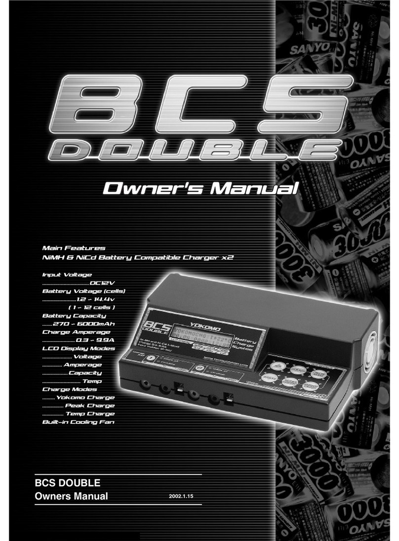 Yokomo BCS DOUBLE owner's manual