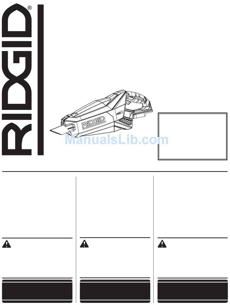 RIDGID R86090 Operator's manual