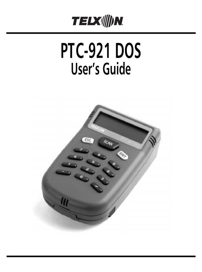 Telxon PTC-921 DOS User manual