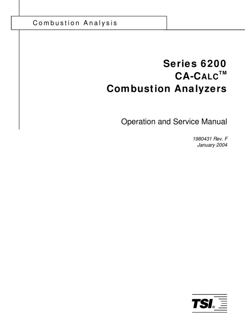 TSI Incorporated CA-CALC Operation manual